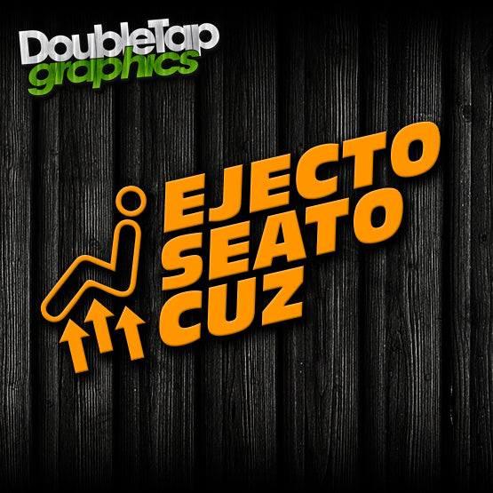 Ejecto Seato Cuz - Roman Pearce Sticker / Decal – DoubleTap Graphics